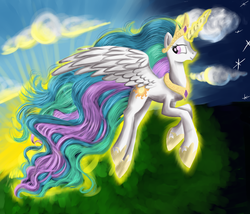 Size: 3500x3000 | Tagged: safe, artist:wourdeluck, princess celestia, g4, female, solo, sunshine