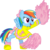 Size: 6000x6015 | Tagged: safe, artist:yetioner, rainbow dash, pegasus, pony, g4, absurd resolution, bipedal, bow, cheerleader, clothes, female, hair bow, mare, open mouth, pom pom, simple background, skirt, solo, tail bow, tomboy taming, transparent background, vector