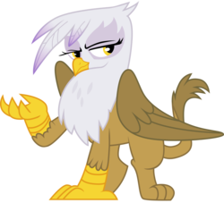 Size: 3622x3287 | Tagged: safe, artist:turbo740, gilda, griffon, g4, female, high res, simple background, smug, solo, transparent background, vector