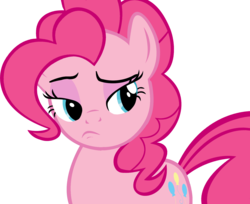 Size: 1600x1307 | Tagged: safe, artist:pinkiepiemike, pinkie pie, g4, female, not bad, simple background, solo, transparent background, vector