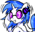 Size: 236x217 | Tagged: safe, artist:stoic5, dj pon-3, vinyl scratch, pony, unicorn, g4, female, headphones, lowres, mare, simple background, smiling, solo, white background