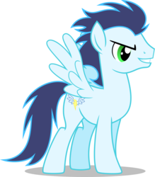 Size: 1024x1167 | Tagged: safe, alternate version, artist:chainchomp2, soarin', pegasus, pony, g4, alternate versions at source, male, simple background, solo, stallion, transparent background, vector