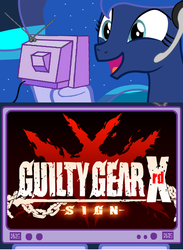 Size: 563x771 | Tagged: safe, princess luna, gamer luna, g4, exploitable meme, guilty gear, tv meme