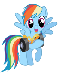 Size: 1221x1579 | Tagged: safe, artist:masterrottweiler, rainbow dash, g4, secret of my excess, female, simple background, solo, transparent background, vector, weight