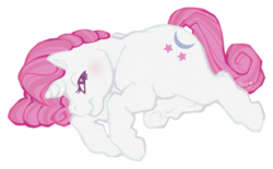 Size: 820x510 | Tagged: safe, artist:nuclearstarlight, baby moondancer, pony, unicorn, g1, female, filly, foal, horn, simple background, solo, transparent background