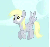 Size: 378x359 | Tagged: safe, screencap, derpy hooves, pegasus, pony, g4, the super speedy cider squeezy 6000, animated, cropped, female, flapping, floating, flying, loop, mare, solo