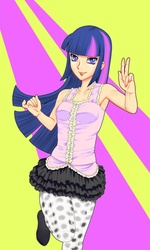 Size: 594x990 | Tagged: safe, artist:tt, twilight sparkle, human, g4, female, humanized, pixiv, solo