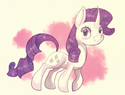 Size: 916x699 | Tagged: safe, artist:cappydarn, rarity, pony, unicorn, g4, female, looking at you, solo