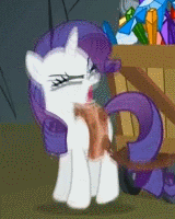 Size: 160x200 | Tagged: safe, screencap, rarity, pony, unicorn, a dog and pony show, g4, season 1, animated, cart, complaining, cropped, cute, female, gem, harness, hopping, mare, marshmelodrama, raribetes, rarity being rarity, solo, tack, whining