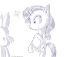 Size: 1024x768 | Tagged: safe, artist:kuto92, rarity, spike, g4, female, male, pregnant, ship:sparity, shipping, straight