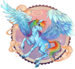 Size: 1945x1799 | Tagged: safe, artist:cigarscigarettes, part of a set, rainbow dash, pegasus, pony, g4, female, mare, simple background, smiling, smirk, solo, transparent background