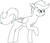 Size: 1018x874 | Tagged: safe, artist:d1fen, scootaloo, g4, female, monochrome, solo