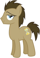 Size: 4118x6000 | Tagged: safe, artist:andy price, artist:masem, idw, doctor whooves, time turner, g4, absurd resolution, idw showified, male, simple background, solo, transparent background, vector