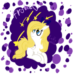 Size: 700x700 | Tagged: safe, artist:lollycolour, oc, oc only, pegasus, pony, cute, female, lying down, mare, prone, stars