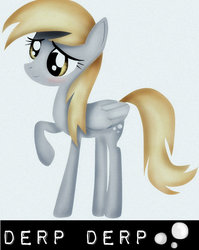 Size: 798x1001 | Tagged: safe, artist:zaaritaaa, derpy hooves, pegasus, pony, g4, female, mare, poster, solo