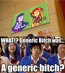 Size: 720x812 | Tagged: safe, sunset shimmer, twilight sparkle, equestria girls, g4, my little pony equestria girls, equestria girls drama, image macro, kamen rider, kamen rider fourze, this scene should happen