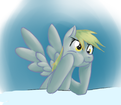 Size: 574x500 | Tagged: safe, artist:cybermananon, derpy hooves, pegasus, pony, g4, female, mare, solo