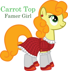 Size: 1961x2064 | Tagged: safe, artist:inkrose98, carrot top, golden harvest, earth pony, pony, g4, clothes, dress, female, gala dress, mare, simple background, socks, solo, transparent background