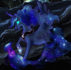 Size: 600x594 | Tagged: safe, artist:mylittlegodzilla, princess luna, g4, female, solo