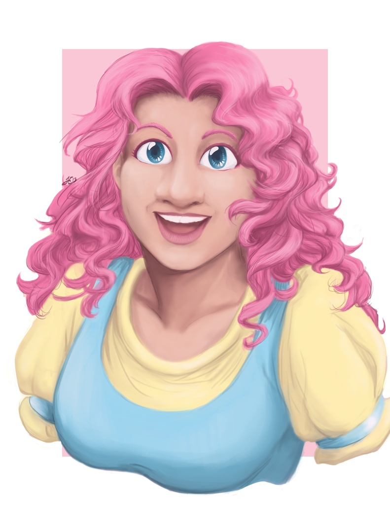 330539 Safe Artistda Starbird Pinkie Pie Human G4 Female Humanized Solo Derpibooru