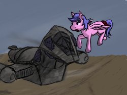 Size: 1600x1200 | Tagged: safe, artist:thebathwaterhero, firefly, pegasus, pony, g1, g4, crossover, female, firefly (series), firefly-class transport ship, g1 to g4, generation leap, mare, the serenity
