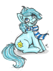 Size: 454x614 | Tagged: artist needed, safe, oc, oc only, oc:sunshine smiles, earth pony, pony, clothes, scarf