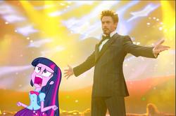 Size: 802x534 | Tagged: safe, artist:uzumakipavel, twilight sparkle, human, equestria girls, g4, my little pony equestria girls, exploitable meme, robert downey jr, twiscream