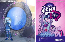 Size: 934x612 | Tagged: safe, artist:pixelkitties, edit, trixie, twilight sparkle, alicorn, pony, equestria girls, g4, my little pony equestria girls, equestria girls drama, meta, stargate, twilight sparkle (alicorn)