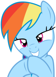 Size: 900x1246 | Tagged: safe, artist:yanoda, rainbow dash, g4, female, simple background, solo, transparent background, vector