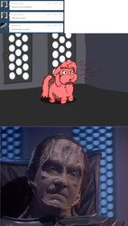 Size: 1280x2254 | Tagged: safe, fluffy pony, cardassian, gul madred, star trek