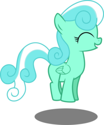 Size: 5294x6355 | Tagged: safe, artist:baka-neku, oc, oc only, oc:sweet song, pegasus, pony, absurd resolution, female, filly, happy, jumping, magical lesbian spawn, offspring, parent:bon bon, parent:lyra heartstrings, parents:lyrabon, simple background, solo, transparent background, vector