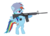 Size: 509x366 | Tagged: safe, artist:camike1234, rainbow dash, g4, ar-15, female, gun, helmet, simple background, solo, transparent background, vector