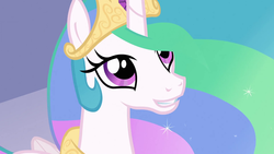 Size: 1280x720 | Tagged: safe, screencap, princess celestia, g4, the crystal empire, female, solo