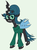 Size: 1860x2502 | Tagged: dead source, safe, artist:jay muniz, queen chrysalis, changeling, changeling queen, g4, alternate hairstyle, braces, clothes, dork, dorkalis, female, glasses, nerd, solo, sweater