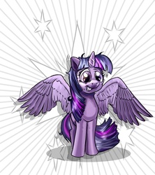 Size: 696x784 | Tagged: safe, artist:harwick, twilight sparkle, alicorn, pony, g4, female, mare, solo, twilight sparkle (alicorn)