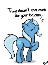 Size: 416x557 | Tagged: safe, artist:ransurround, trixie, pony, unicorn, g4, dialogue, female, mare, solo