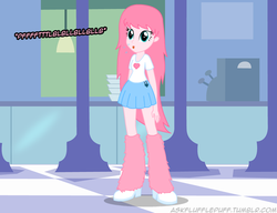 Size: 650x500 | Tagged: safe, artist:mixermike622, oc, oc only, oc:fluffle puff, equestria girls, g4, clothes, heart, shirt, skirt