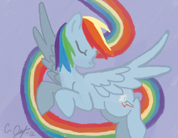 Size: 900x700 | Tagged: safe, artist:gwen-fox, rainbow dash, pegasus, pony, g4, female, mare, solo