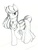 Size: 921x1215 | Tagged: safe, artist:longinius, octavia melody, earth pony, pony, g4, clothes, dress, female, grayscale, mare, monochrome, solo