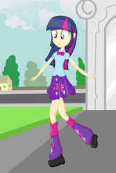 Size: 1200x1800 | Tagged: safe, artist:rizzych, twilight sparkle, alicorn, equestria girls, g4, female, human coloration, solo, twilight sparkle (alicorn)