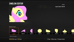 Size: 1280x720 | Tagged: safe, fluttershy, g4, call of duty, call of duty: black ops 2, emblem