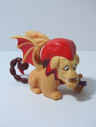 Size: 1200x1600 | Tagged: safe, manny roar, nightmare moon, manticore, g4, blind bag, irl, photo, toy