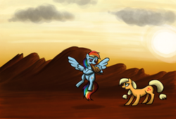 Size: 1500x1013 | Tagged: safe, artist:sevoohypred, applejack, rainbow dash, g4