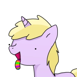 Size: 894x894 | Tagged: safe, artist:bobblywack, dinky hooves, pony, unicorn, g4, female, filly, rainbow, solo