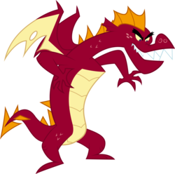 Size: 897x890 | Tagged: safe, artist:silentmatten, garble, dragon, g4, male, simple background, solo, teenaged dragon, transparent background, vector