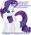 Size: 705x800 | Tagged: safe, artist:xpesifeindx, rarity, g4, 3oh!3, image macro, katy perry, song reference, starstrukk