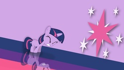 Size: 1920x1080 | Tagged: safe, artist:lucarious, twilight sparkle, g4, cutie mark, filly twilight sparkle, reflection, vector, wallpaper