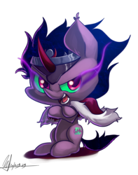 Size: 2312x2929 | Tagged: dead source, safe, artist:jggjqm522, king sombra, g4, chibi, male, solo