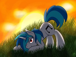 Size: 1280x952 | Tagged: safe, artist:capseys, dj pon-3, vinyl scratch, g4, female, solo