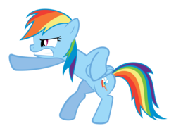 Size: 5000x3778 | Tagged: safe, artist:delectablecoffee, rainbow dash, g4, female, simple background, solo, transparent background, vector